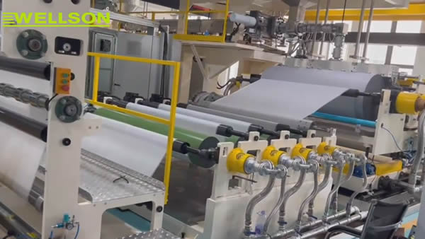 Línea de producción de película fundida TPU
