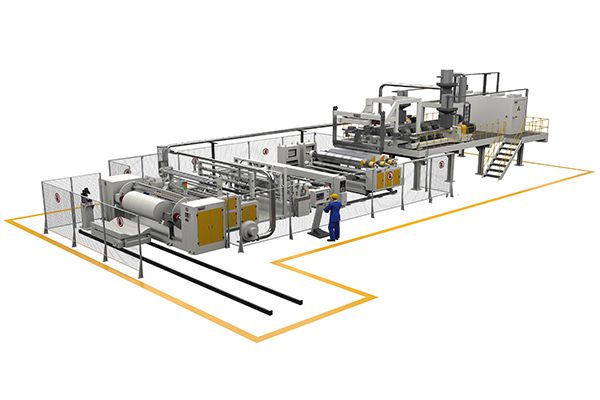 Línea de producción de película fundida multicapa